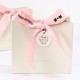 Brother P-touch Decorative Satin Ribbon 12mm Black on Pink Brother P-touch Decorative Satin Ribbon 12mm Black on Pink