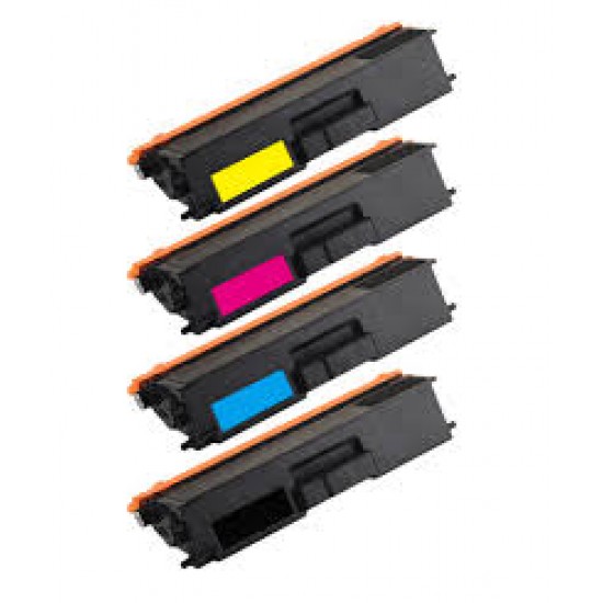 Brother MFC9770CDW High Yield Toner TN--348 BK/C/M/Y Compatible