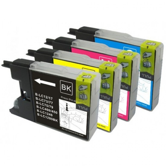 Brother LC73 XL / LC40 BK+C+M+Y Ink Cartridge