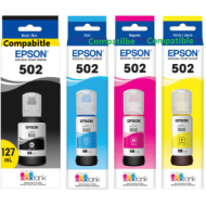 Tonerink Brand T502 ink refill for Epson ecotank