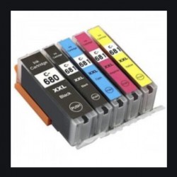 Compatible Canon PGI 680XXL CLI 681XXL Ink Cartridge 5 cartridges set Tonerink brand