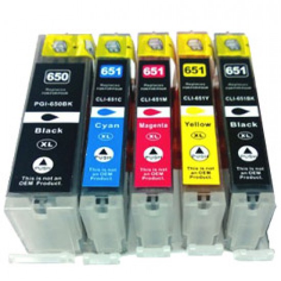 Canon PGI650 CLI651 XL Ink Cartridge Whole Set