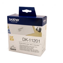 Brother DK11201 White Label - 29mm x 90mm - 400 per roll