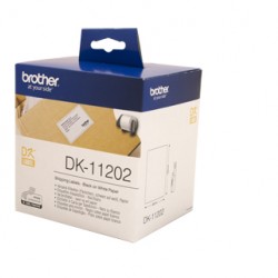 Brother DK11202 White Label - 62mm x 100mm - 300 per roll