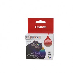 Canon PG-40 / CL-41 Combo Pack - Includes 1 x PG-40 & 1 x CL-41 Ink Cartridges