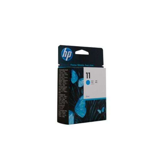 HP 11 Cyan Ink Cartridge (29ml) - 1,830 pages