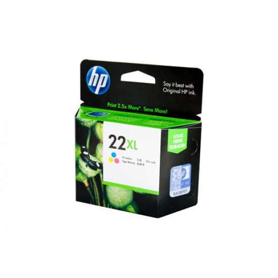 HP 22XL HY Colour Ink Cartridge - 415 pages