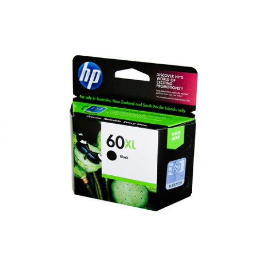 HP 60 Black XL ink Cartridge - 600 pages