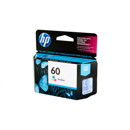 HP 60 Colour ink Cartridge - 165 pages