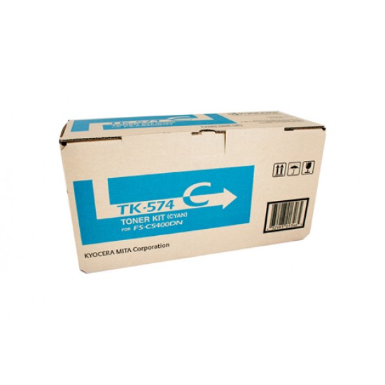 Kyocera FS-C5400DN Cyan Toner Cartridge - 12,000 pages