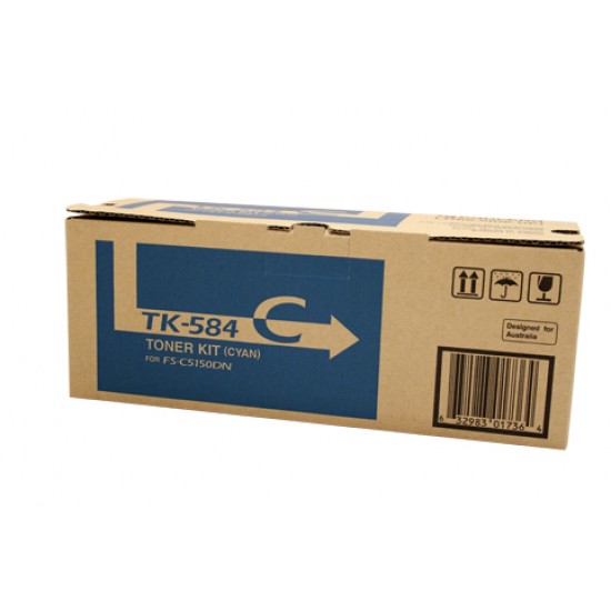 Kyocera FS-C5150DN Cyan Toner Cartridge - 2,800 pages