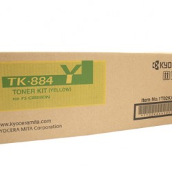 Kyocera TK884 Yellow Toner Cartridge - 18,000 pages