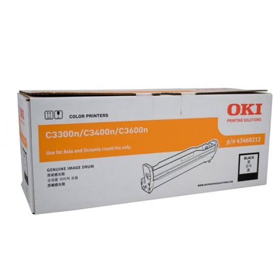 Oki C3300 / 3400 Black Drum Unit - 15,000 pages 