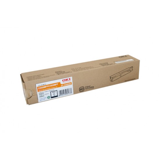 Oki C3530MFP Black Toner Cartridge - 2,500 pages