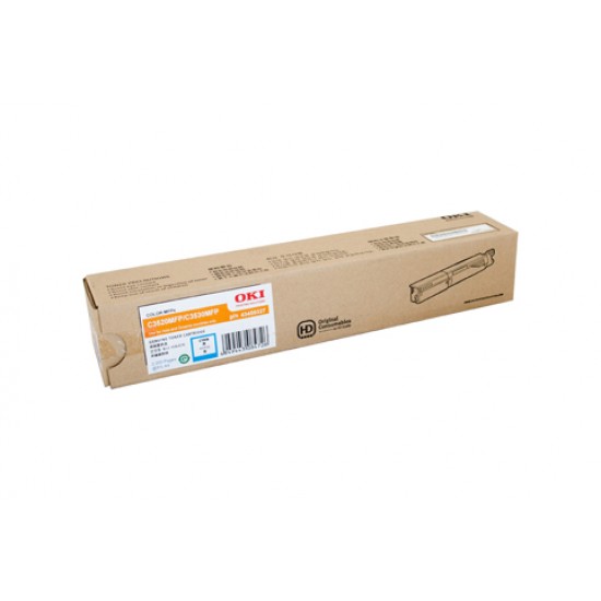 Oki C3530MFP Cyan Toner Cartridge - 2,000 pages