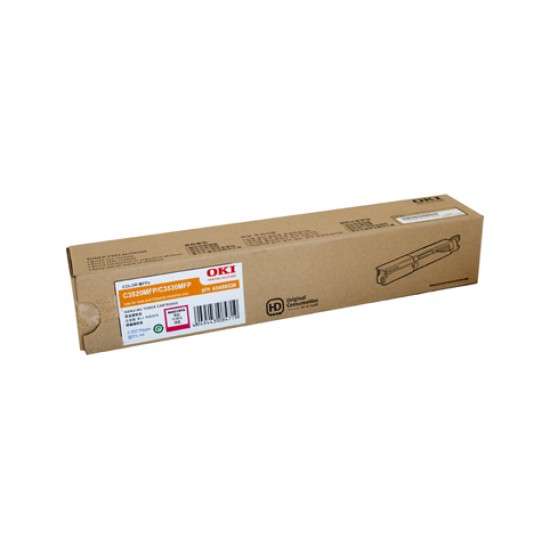 Oki C3530MFP Magenta Toner Cartridge - 2,000 pages