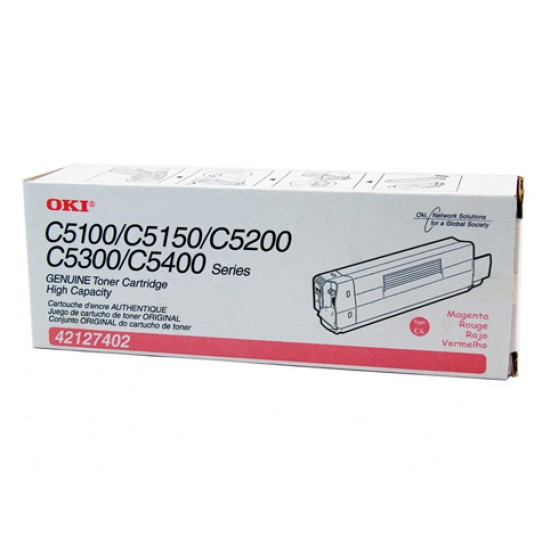 Oki C5200 / 5400 Magenta Toner Cartridge - 5,000 pages