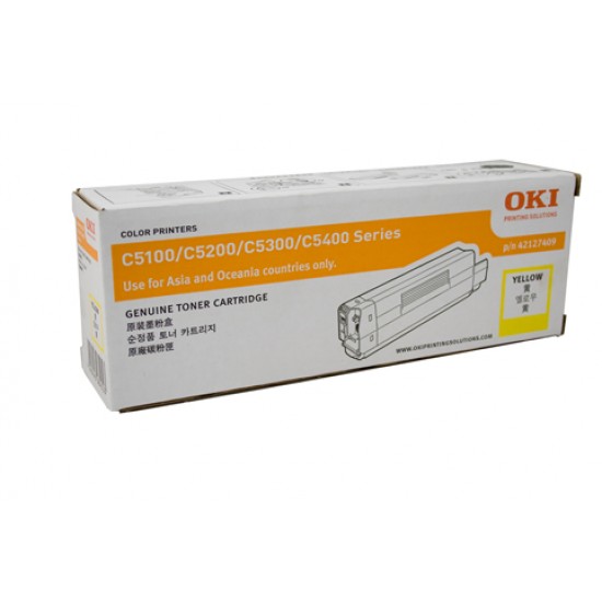 Oki C5200 / 5400 Yellow Toner Cartridge - 5,000 pages