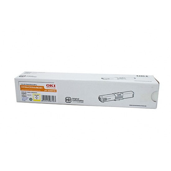 Oki C510DN / C530DN Yellow Toner Cartridge - 5,000 pages