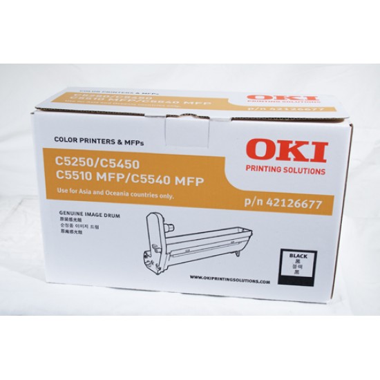 Oki C5250 / 5450 / 5510MFP / 5540MFP Black Drum Unit - 22,000 pages 