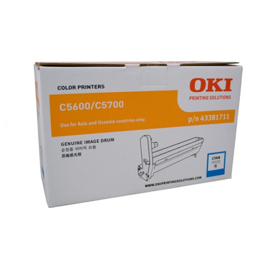 Oki C5600 / 5700 Cyan Drum Unit - 20,000 pages