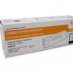 Oki C5800 / 5900 Black Toner Cartridge - 6,000 pages