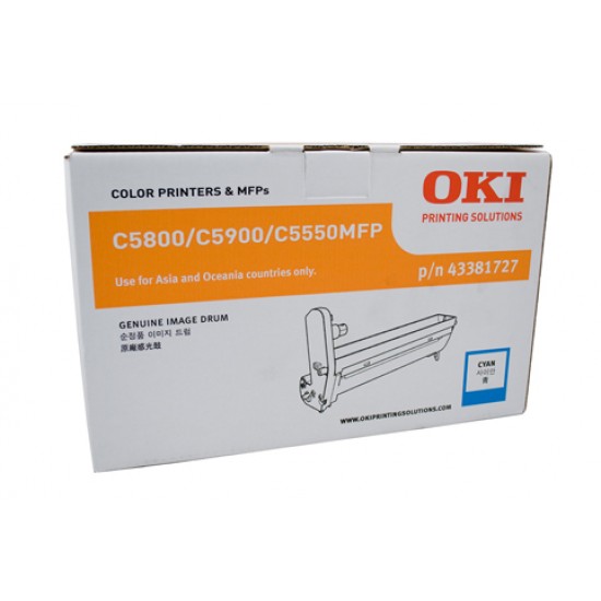 Oki C5800 / 5900 Cyan Drum Unit - 20,000 pages