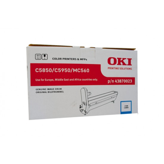 Oki C5850 / 5950 Cyan Drum Unit - 20,000 pages