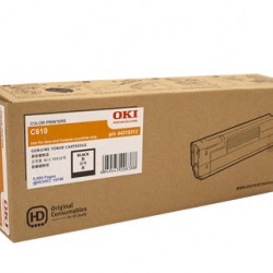 Oki C610 Black Toner Cartridge - 8,000 pages