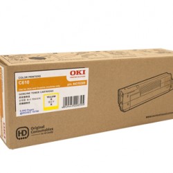 Oki C610 Yellow Toner Cartridge - 6,000 pages