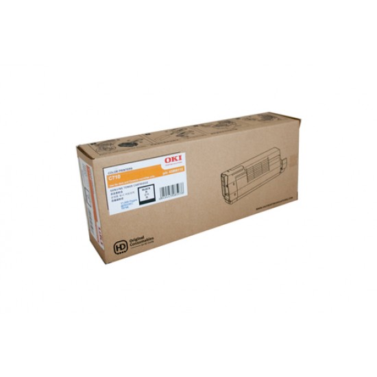 Oki C710N Black Toner Cartridge - 11,000 pages