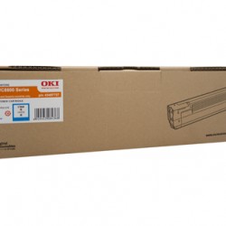 Oki C8600 Cyan Toner Cartridge - 6,000 pages