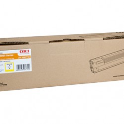 Oki C8600 Yellow Toner Cartridge - 6,000 pages