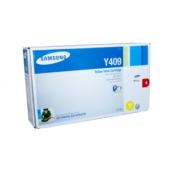 Samsung CLP-310 / CLP-315 / CLX-3170 / CLX-3175 Yellow Toner Cartridge - 1,000 pages @ 5%