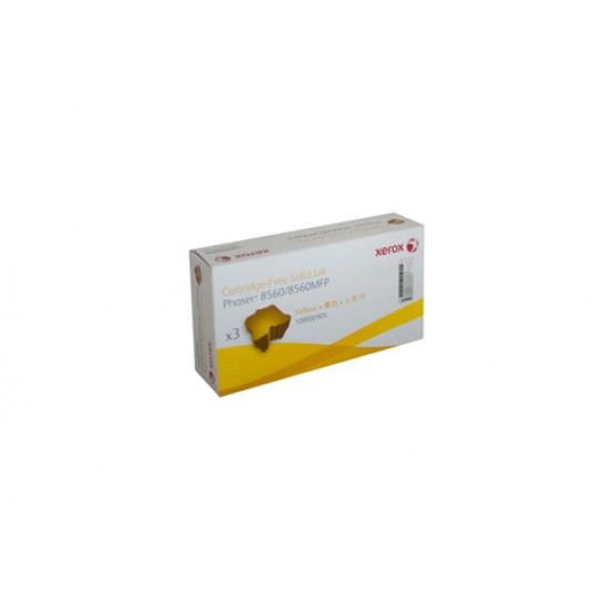 Xerox Phaser 8560 / 8560MFP Yellow Ink Sticks - 3 Pack - 3,400 pages