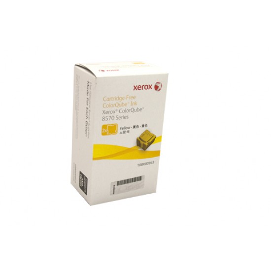 Xerox ColourQube 8570 Yellow Ink Sticks  - 4,400 pages