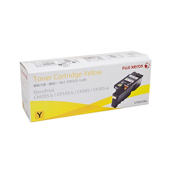 Xerox DocuPrint CT201594 Yellow Toner Cartridge - 1,400 pages