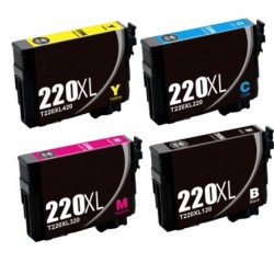 Epson WF2650 Ink Cartridge 220 XL 220XL Ink Cartridge Compatible