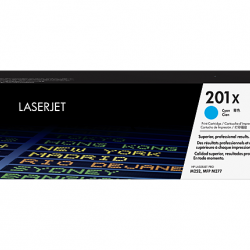 HP 201X CF401X Cyan Toner Cartridge