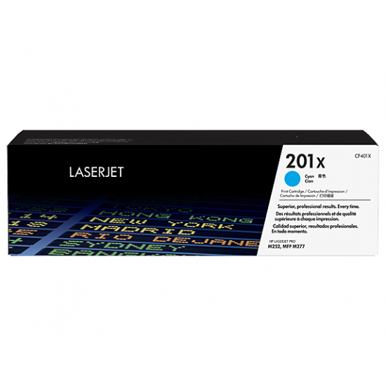 HP 201X CF401X Cyan Toner Cartridge