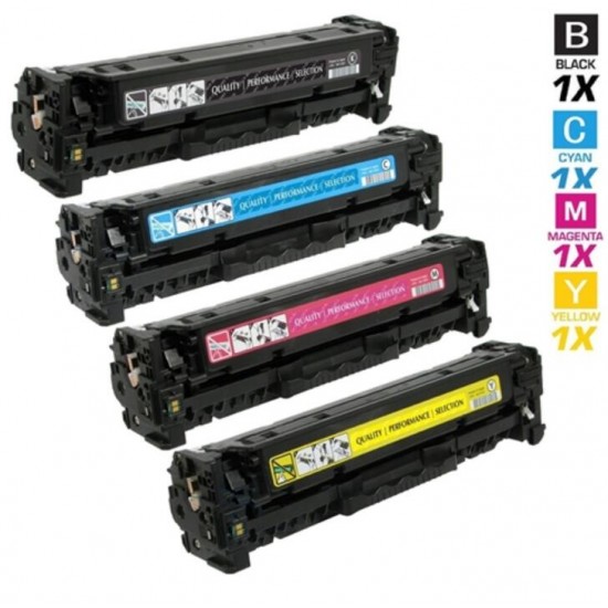 410X Compatible HP High Yield Toner CF410X+CF411X+CF412X+CF413X