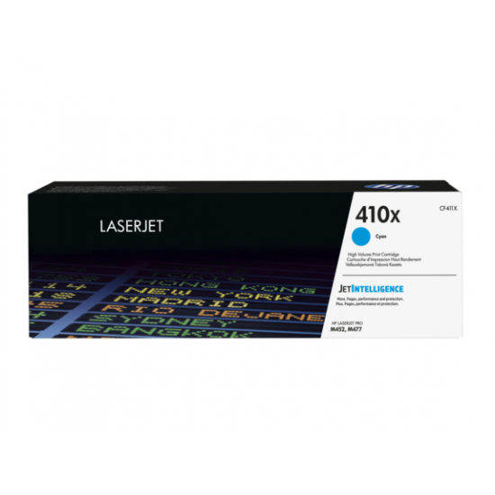 HP 410X CF411X High Yield Cyan Toner Cartridge