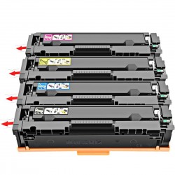 Hp 206a full Set toners mfp m283fdn/fdw compatible low cost without smart chip