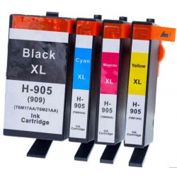 HP 905 Black / HP905XL High Yield C/M/Y Ink Cartridge
