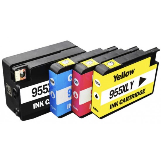 HP 955XL Ink Cartridge BK+C+M+Y Tonerink Brand