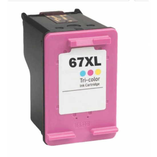 Refurbished HP 67XL  HP 67 XL Black or TriColour Ink Cartridge High Yield