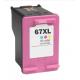 Refurbished HP 67XL  HP 67 XL Black or TriColour Ink Cartridge High Yield